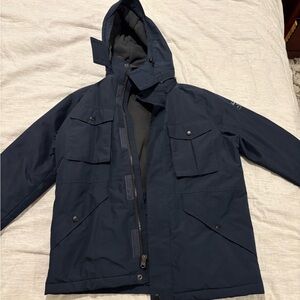 Abercrombie & Fitch Men's Navy Raincoat